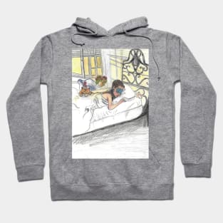 Breakfast at Tiffany's Drawing Hoodie